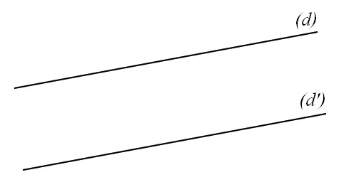 deux droites parallèles