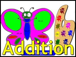 Coloriage papillon addition