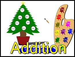 Coloriage sapin addition
