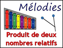 M�lodie � trouver � l'aide de produits de nombres relatifs