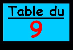 table du 9