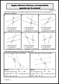 Angles alternes-internes, correspondants et opposés correcti