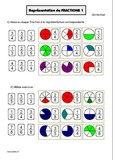 Représentation de fractions 1 - correction