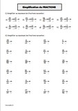 Simplification de fractions