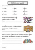 Fraction d'une quantité