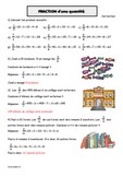 Fraction d'une quantité -correction