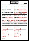 Inéquations du premier degré - correction