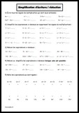 Simplification d'écriture / Réduction