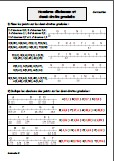 Nombres décimaux et demi-droite graduée - correction