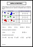 Additions de fractions 1