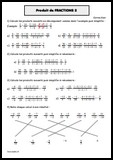Produit de fractions 2 - correction