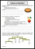 Problèmes de fractions 1