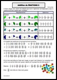 Additions de fractions 3 - correction