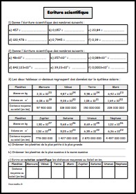 Notation scientifique