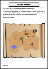 Carte au trésor - Correction