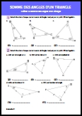 Utiliser la somme des angles d'un triangle