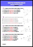Droites remarquables dans un triangle (Correction)