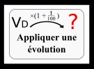 Appliquer une évolution en pourcentage