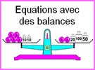 Balances et équations