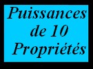 Propriétés sur les puissances de 10
