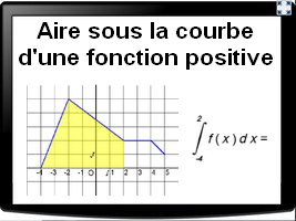 Aire sous la courbe d'une fonction positive