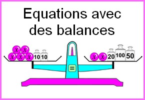 Balances et équations