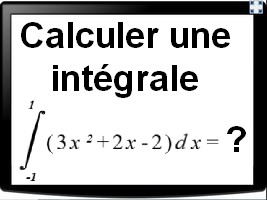 Calculer une intégrale