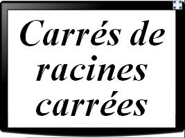 Carré d'une racine carrée