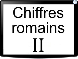 Ecrire un nombre décimal en chiffres romains