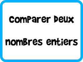 Comparer deux nombres entiers