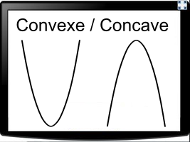 Déterminer graphiquement la convexité d'une fonction