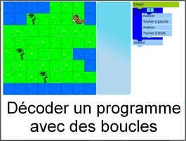 Décoder un programme de déplacements avec des boucles