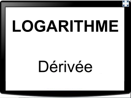 Dériver une fonction logarithme