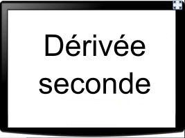 Dérivée seconde