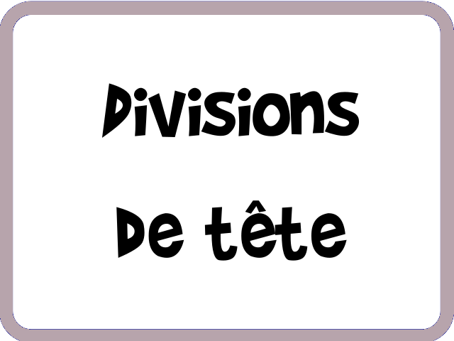 divisions de tête