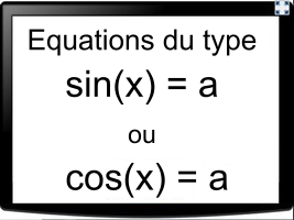 Résoudre une équation avec sinus et cosinus