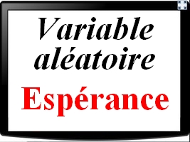 Calculer et interpréter l'espérance d'une variable aléatoire