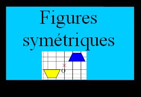 Reconnaître deux figures symétriques par rapport à un point