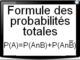 Formule des probabilités totales