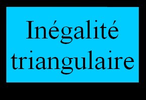 Inégalité triangulaire