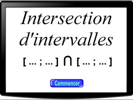 Intersection d'intervalles