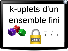 k-uplets d'un ensemble fini