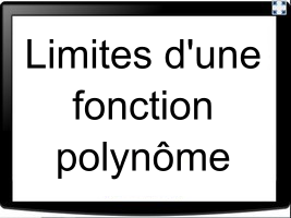 Limites de fonctions polynômes