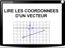 Lire les coordonnées d'un vecteur