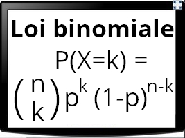Loi binomiale - calculer une probabilité en utilisant la formule