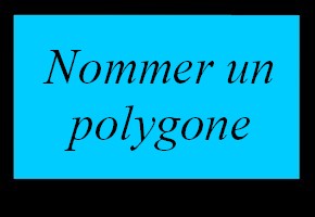 Nommer un polygone