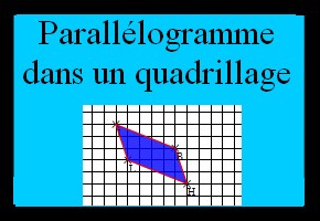 Placer le dernier sommet d'un parallélogramme