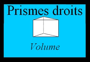 Volume d'un prisme droit