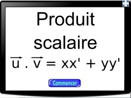 Expression analytique du produit scalaire