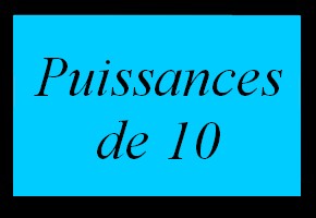 Puissances de 10